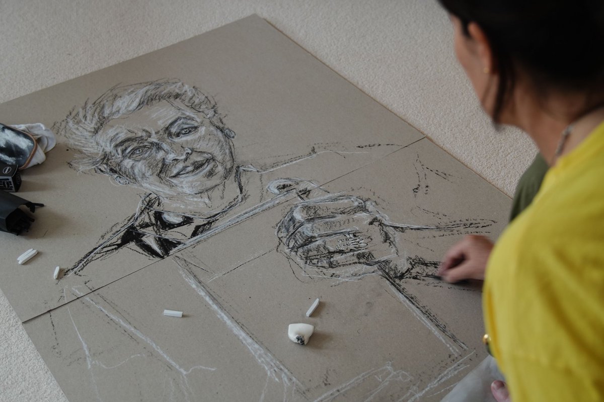 Steve is thrilled to be a part of the amazing installation by <a href="/esdevlin/">es devlines</a> at <a href="/StMaryleStrand/">St Mary le Strand - The Jewel in the Strand</a> - CONGREGATION. From 4th to 9th October. 50 portrait sitters all from London and all forcibly displaced from their homelands. 

<a href="/UNRefugeesUK/">UK for UNHCR</a>  #CONGREGATION