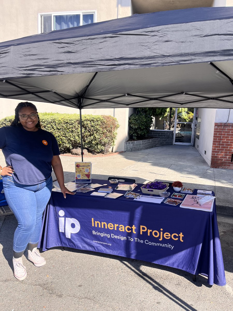 InneractProject's tweet image. Last month, IP tabled at the Solano Avenue Stroll, a popular street fair in Albany.
200+ community members and students stopped by to see us! We were glad to give everyone details about our upcoming programs (including Summer Design Camp 2025), as well as some IP merch!