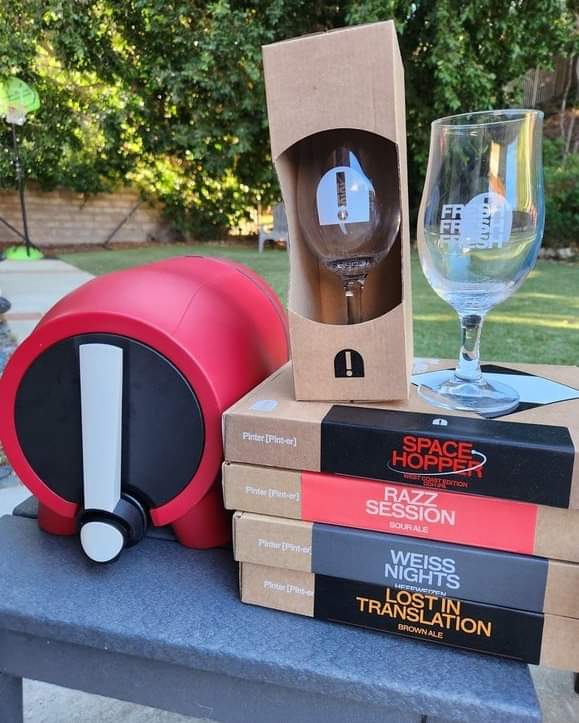 So excited, only 4 more days until I tap dat <a href="/PinterFreshBeer/">Pinter</a> and drink some Space Hopper West Coast Edition IPA!! UK friends, use BEERGOALS20 for £20 off getting a Pinter! #Pinter   🍺🍺😁 Join my new Beer Goal of trying all 18 Pinter Packs! #BeerGoals Cheers! #Beer #HomeBrew