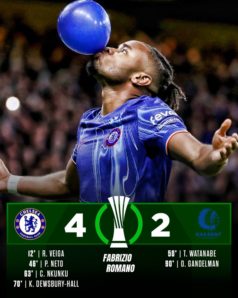 Five consecutive wins for Chelsea 🔵✨

17 goals scored in the last five games for the Blues.