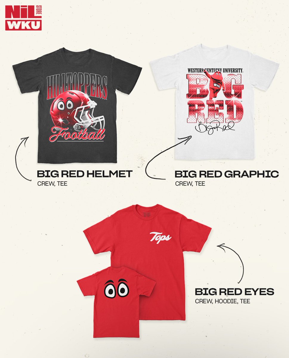 Western Kentucky’s Merch game might be the best in the country

(<a href="/WKUNILStore/">Western Kentucky NIL Store</a> / <a href="/WKUFootball/">WKU Football</a>)