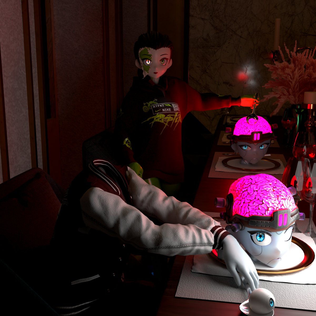 Clonetober .... 🥄🧠
Clonetober .... 🥄👁️

<a href="/RTFKT/">RTFKT</a> 
<a href="/RTFKTcreators/">RTFKT Creators</a> 
#cloneX