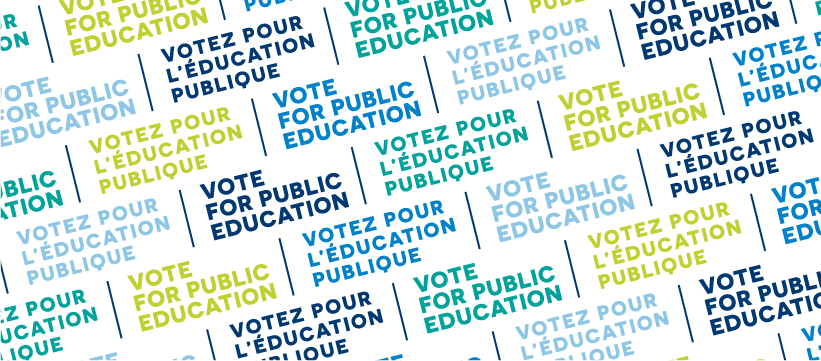 SaskTeachersFed's tweet photo. It’s official: The provincial election will be held October 28.

Are you voting for public education? Visit our advocacy page to access downloadable graphics for your social media accounts. https://t.co/ZCCPSqfAnq 

#Vote4PublicEdSk https://t.co/KN9NcGpiz6