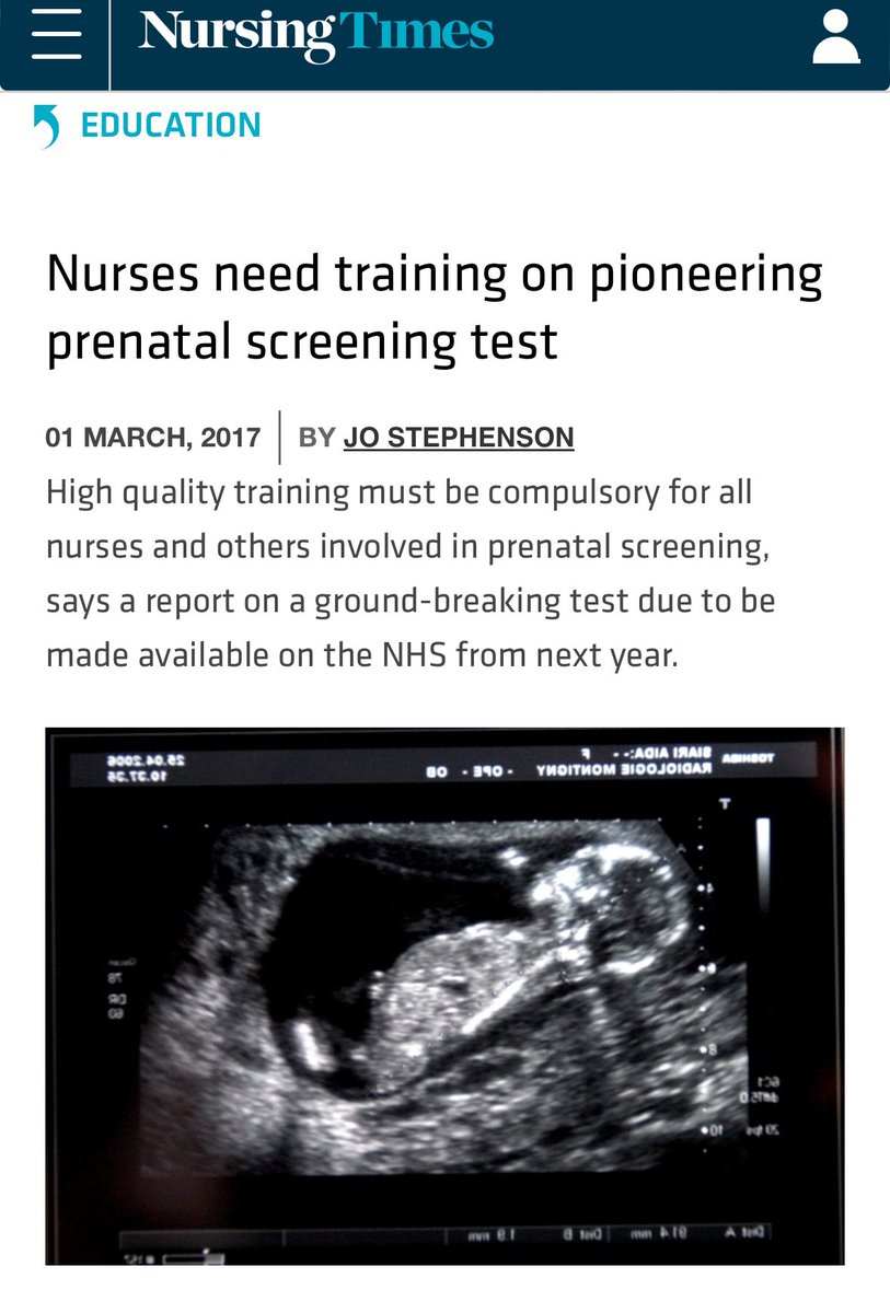 Don't Screen Us Out (@dontscreenusout) on Twitter photo 💛💙 Down’s syndrome awareness month: In 2017 <a href="/NursingTimes/">Nursing Times</a> called for compulsory training for staff involved in prenatal screening 😢 This has never happened.
There must be an impact assessment <a href="/wesstreeting/">Wes Streeting</a>
nursingtimes.net/news/education… 💛💙 Down’s syndrome awareness month: In 2017 <a href="/NursingTimes/">Nursing Times</a> called for compulsory training for staff involved in prenatal screening 😢 This has never happened.
There must be an impact assessment <a href="/wesstreeting/">Wes Streeting</a>
nursingtimes.net/news/education…