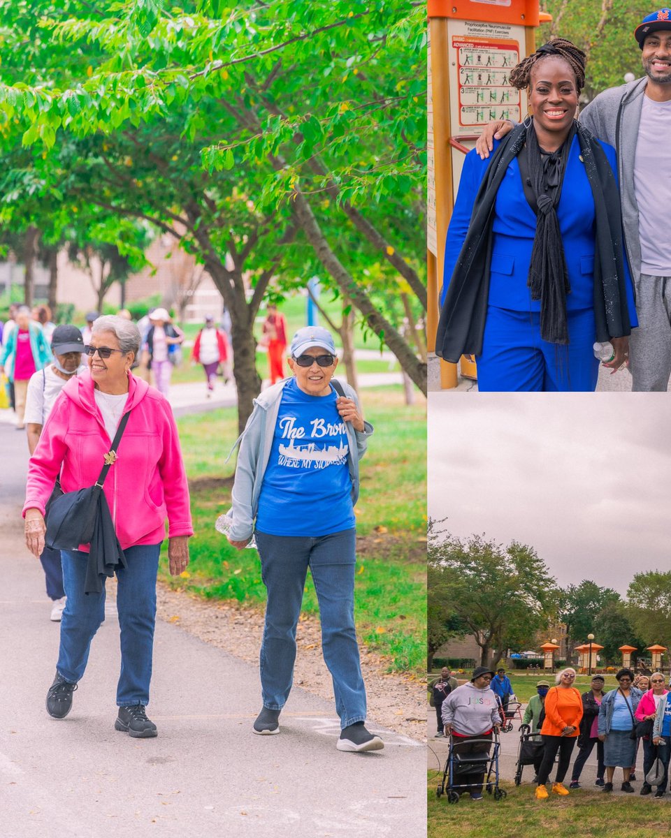 jamaaltbailey's tweet photo. It was a day of moving and grooving! Thank you to the #BaileyBunch and JASA for helping put on our Annual Senior Walk. After a beautiful stroll through Co-Op Greenway, followed by a few exciting games of bingo—with the help of my daughters—we wrapped up what was a beautiful day. https://t.co/Pa1gyhEjsw