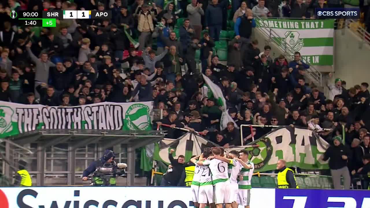 Down to 10 men for over 40 minutes, Shamrock Rovers grab a draw from the jaws of defeat in stoppage time 🍀