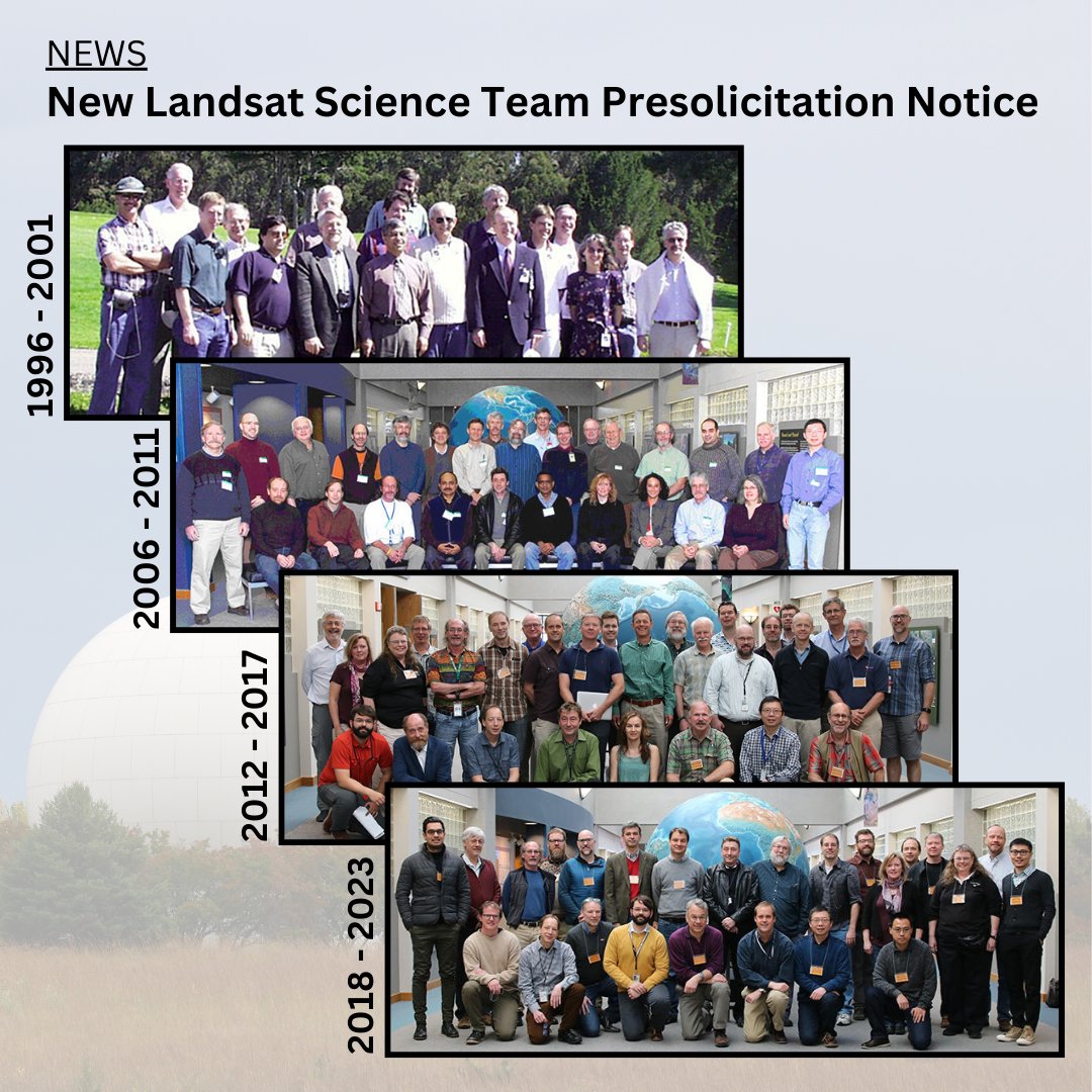 Landsat Science Teams have been pivotal in providing scientific evaluations to ensure the continued success of the #Landsat program. The government recently released a notice that contains details about the next #LandsatScienceTeam. Learn more here: ow.ly/3eQJ50TCGHZ