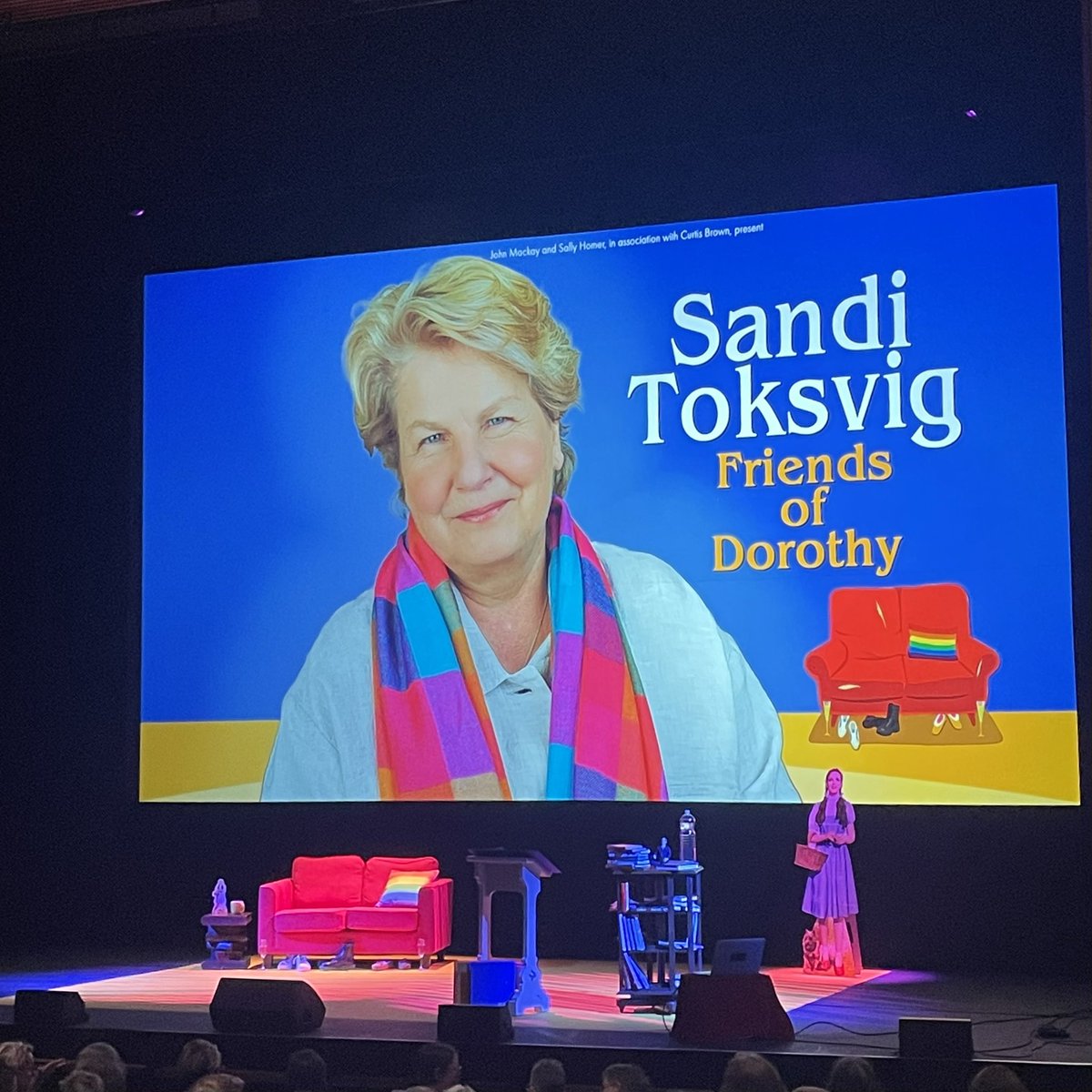Celeste (@celestewb) on Twitter photo Lucky me, spending the most joyous, silly and uplifting evening in the company of <a href="/sanditoksvig/">Sandi Toksvig</a> who is embarking on her nationwide Friends of Dorothy tour.
The book is out now and guaranteed to make you cackle and possibly cry a little too 🌈 Lucky me, spending the most joyous, silly and uplifting evening in the company of <a href="/sanditoksvig/">Sandi Toksvig</a> who is embarking on her nationwide Friends of Dorothy tour.
The book is out now and guaranteed to make you cackle and possibly cry a little too 🌈