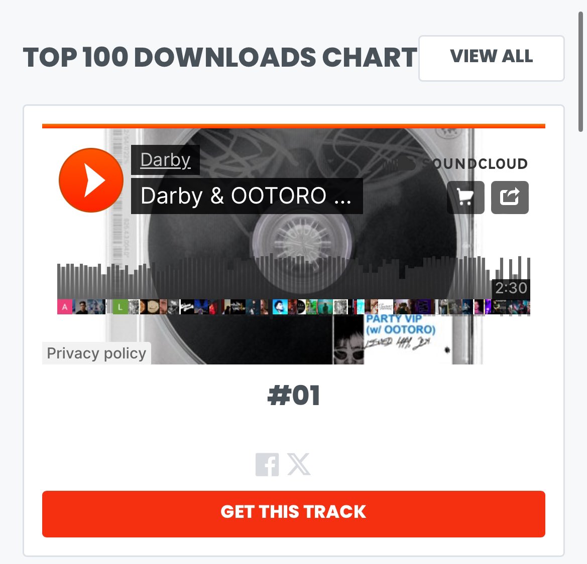I put the VIP genre as #Dubstep

so now we’re #1 on the Hypeddit Dubstep charts lmao