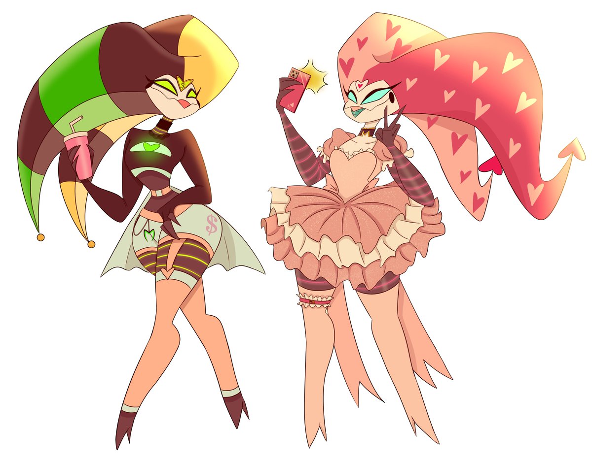 klrkIand987's tweet photo. I wanted to draw Bimbo and Ransom together for a while now,hope you like it @RyoseiHime 💚
#HelluvaBoss #RoboFizz #RoboFizzOc https://t.co/qPlq2v0OUB