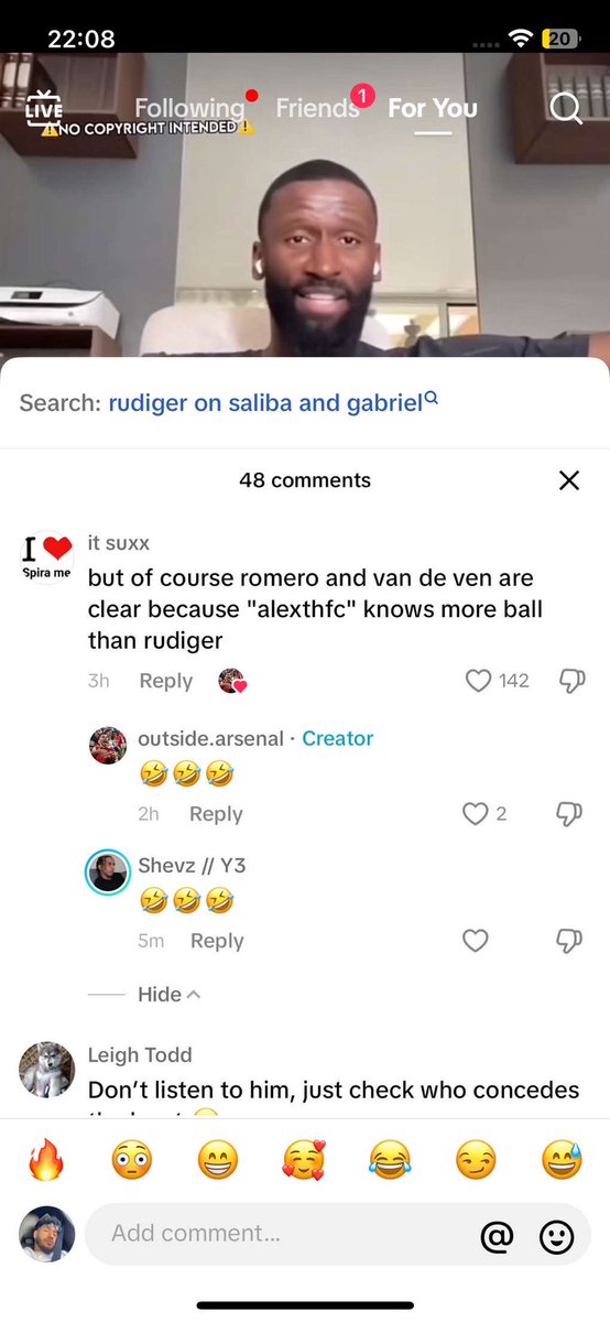 Can’t even escape TikTok comments … 😂