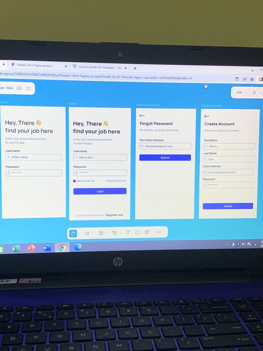 Pjaay_004's tweet photo. Phew! What a day 😮‍💨

I was finally able to recreate our first practical session on UI Design! A “me practical”. 

I’m so happy and proud of myself 🥹. Congrats to me!! 🥳🥹❤️

Go @tefem_network! 🎊

#UIdesign
#productdesign
#tefem
#tefemafricafellowship
#TAF2024 https://t.co/20r2mZvD2b