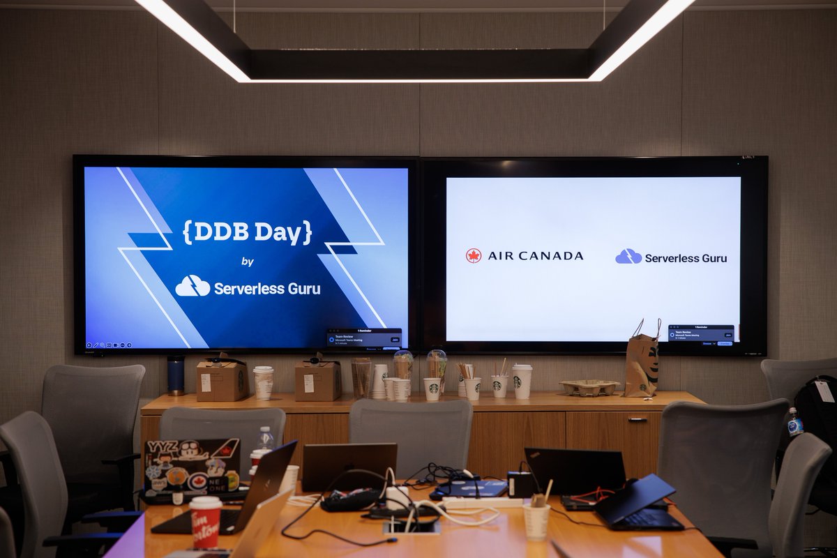Serverless Guru (@serverlessguru) on Twitter photo Recently we completed our FIRST DynamoDB deep dive workshop alongside the incredible <a href="/alexbdebrie/">Alex DeBrie</a> in the offices of <a href="/AirCanada/">Air Canada</a> in Downtown Toronto-- an absolutely massive moment for us 🍁 ✈ Recently we completed our FIRST DynamoDB deep dive workshop alongside the incredible <a href="/alexbdebrie/">Alex DeBrie</a> in the offices of <a href="/AirCanada/">Air Canada</a> in Downtown Toronto-- an absolutely massive moment for us 🍁 ✈