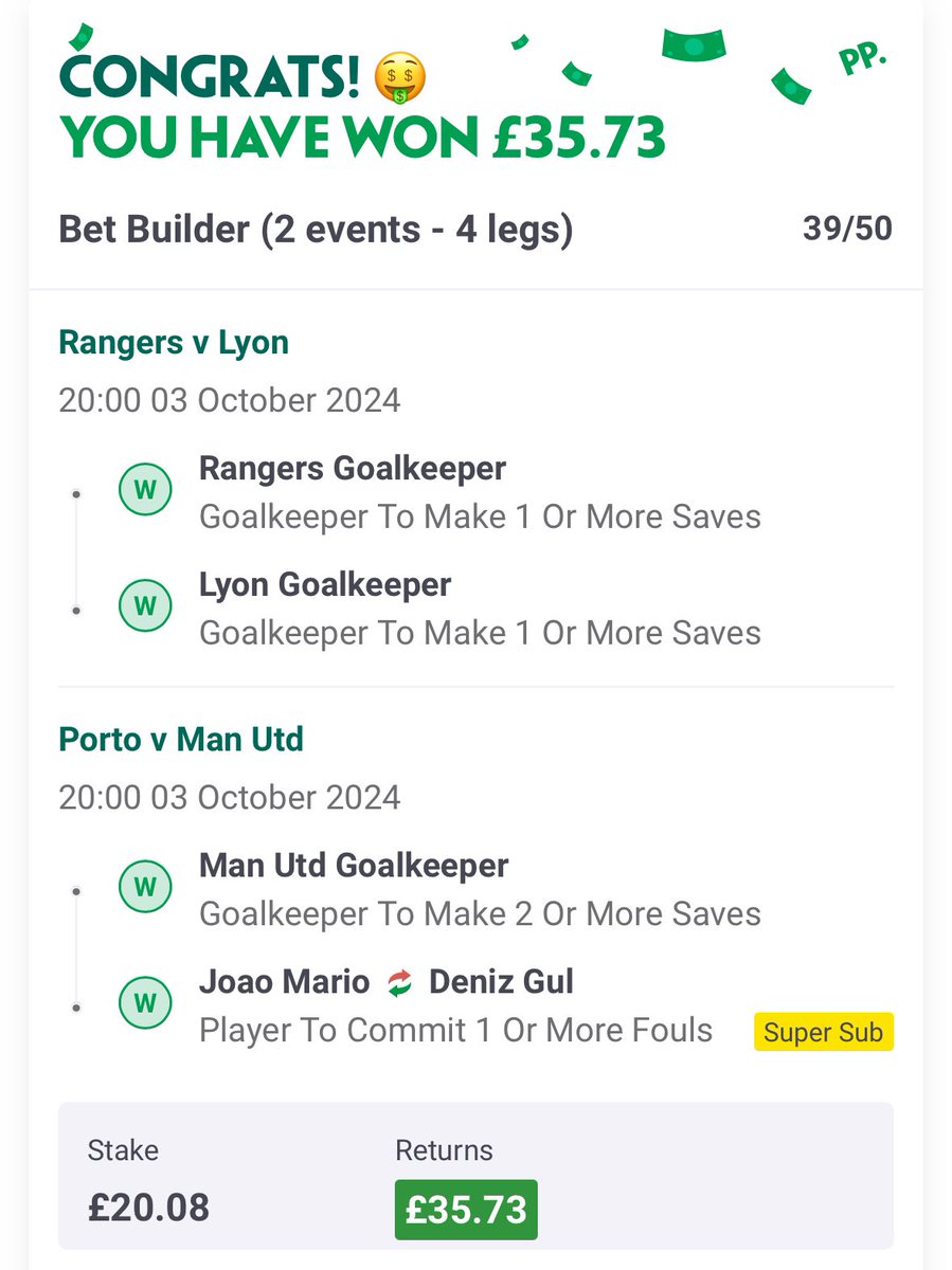 MikeyDelaney86's tweet photo. @AndyRobsonTips Started the challenge late and chucked in a couple others to boost the odds. Cheers Andy https://t.co/gh0PRJpvTb