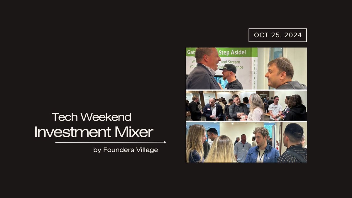 foundersvillge's tweet image. We&apos;ve got an exciting news about the upcoming #TechWeekend

After 3 successful VC mixers, we&apos;ve decided it&apos;s time for an upgrade. At the upcoming Tech Weekend we&apos;re not just inviting founders and VCs anymore. We&apos;re bringing in #LPs, #HedgeFunds, #FamilyOffices,…