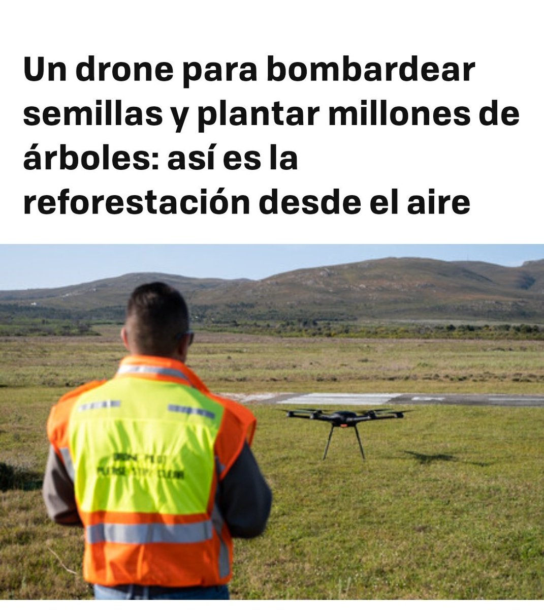 El mismo mundo que va haciendo desaparecer a las aves, muchas de las cuales se dedican a esparcir semillas, se dedica a desarrollar sustitutos tecnológicos para tratar de cumplir las mismas funciones.