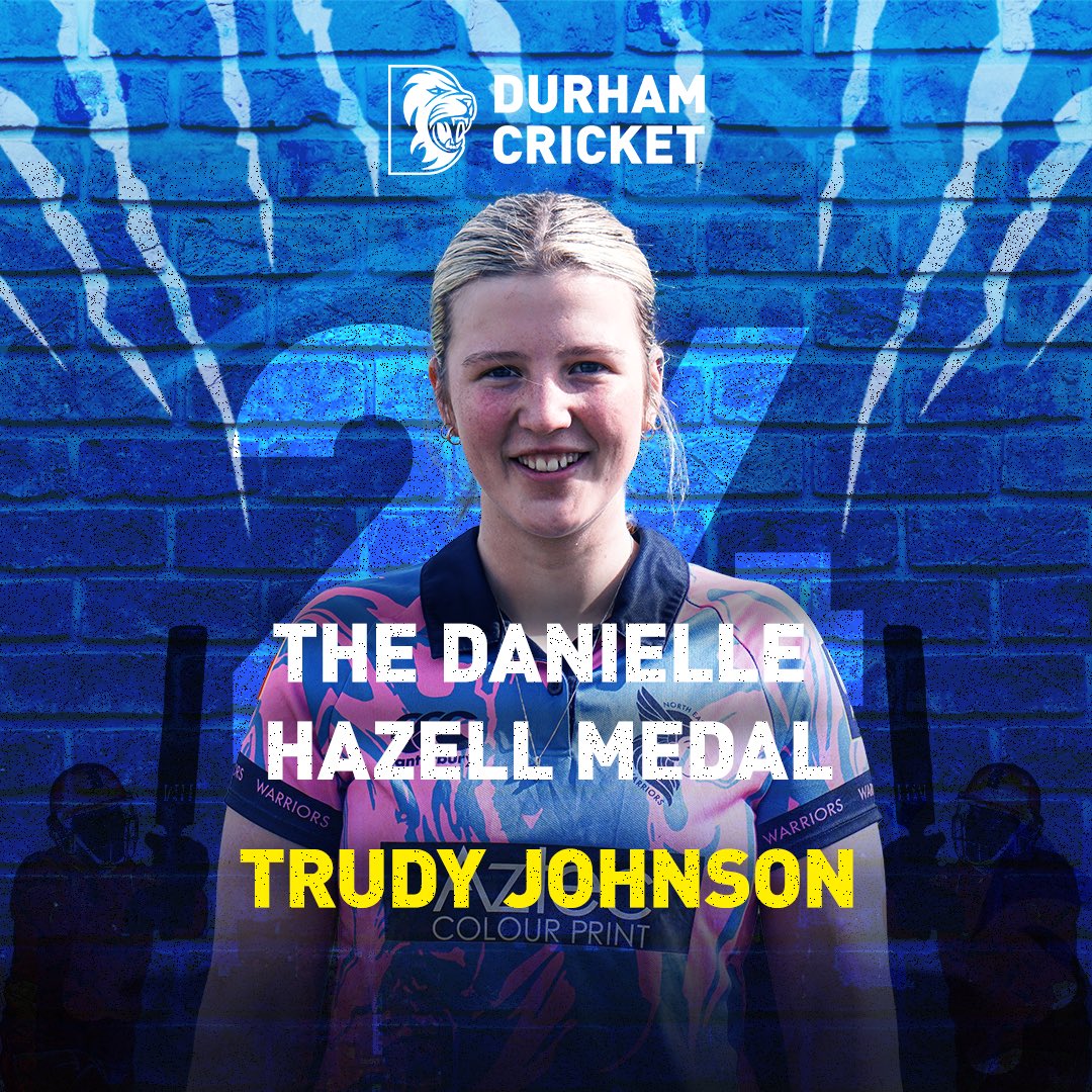 🏆 Danielle Hazell Medal. 

Trudy Johnson. 👏

#ForTheNorth #POTYD