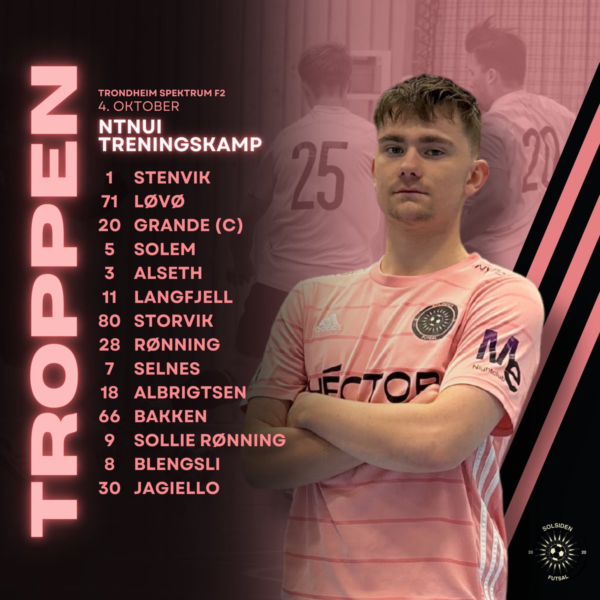 Ny treningskamp i morgen mot NTNUI💪