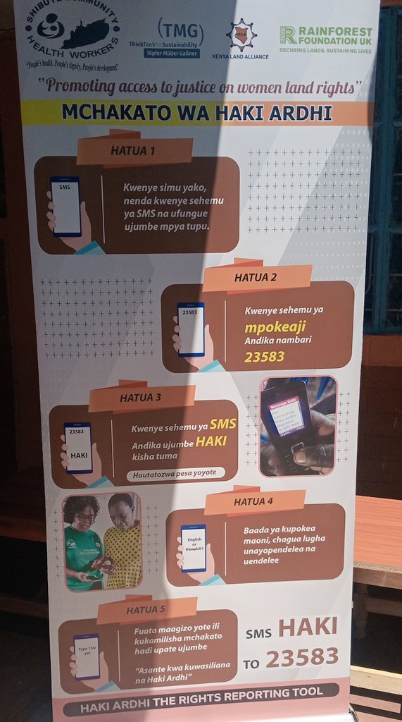 Our field officer explaining how the Haki Ardhi tool has been of beneficial to many women at the grassroot level,ensuring women report GBV cases,access,use, own land &amp; other natural resources. <a href="/CAREinKenya/">CARE Kenya</a>
<a href="/UN_Women/">UN Women</a>
<a href="/UraiaTrust/">Uraia Trust</a> @en_africa <a href="/WVL_Kenya1/">Women's Voice and Leadership -Kenya</a> <a href="/Urgentactionfun/">UAF-Africa</a> @en_africa