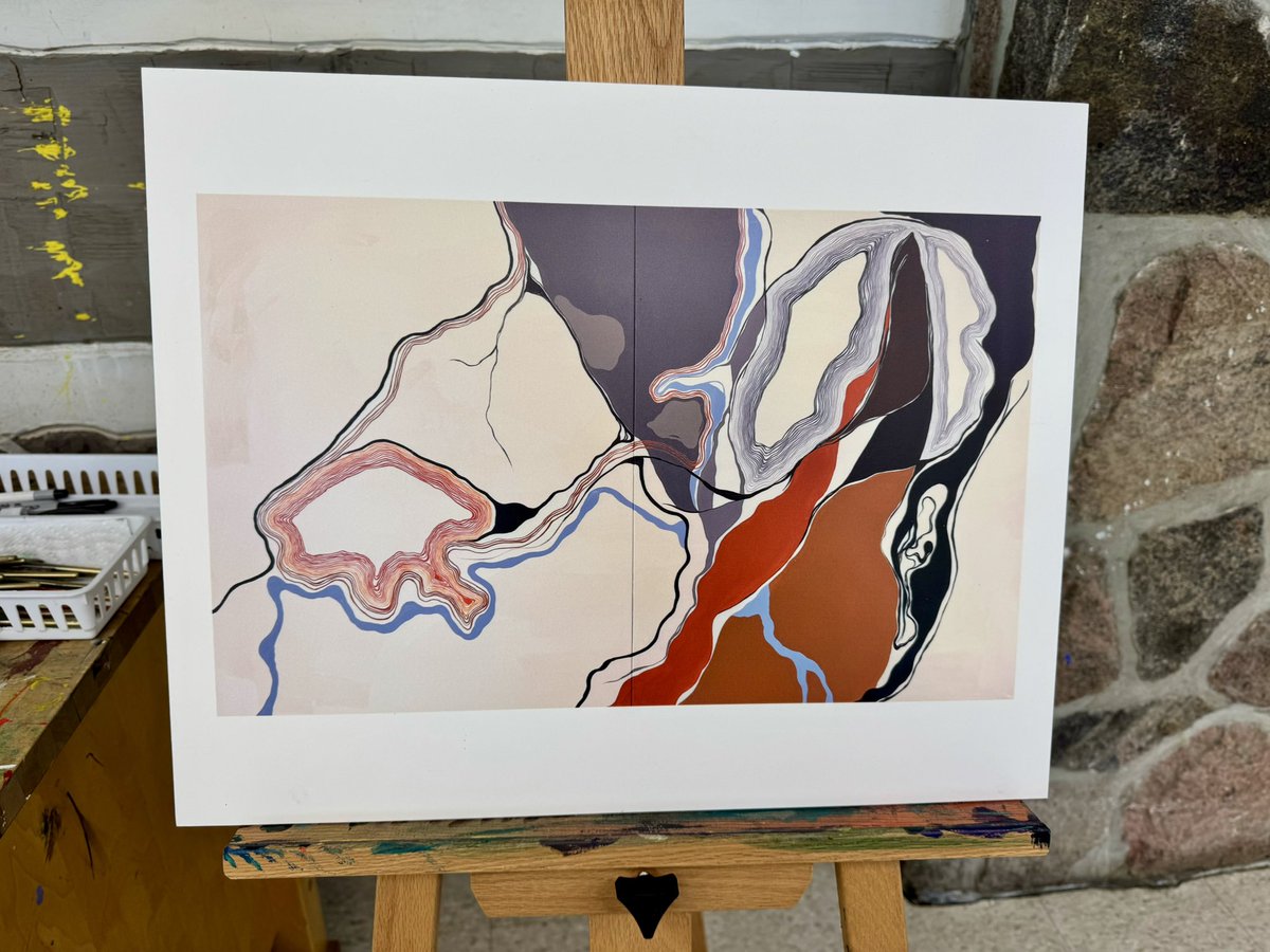 MsSarahCraig's tweet image. An engaging day of professional learning for 35 @CISOntario Visual Arts Educators @mcacgallery who viewed and discussed the collection and engaged in an art-making workshop. #cisopd