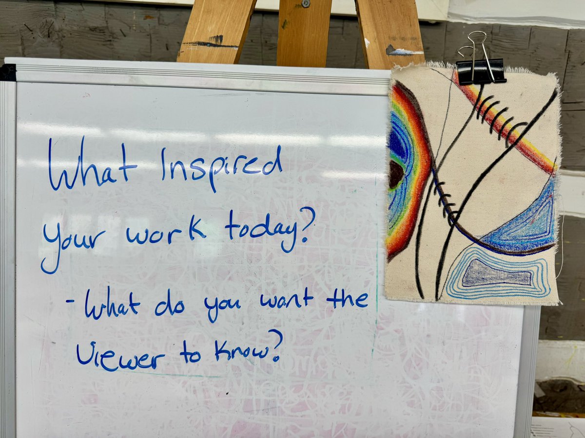 MsSarahCraig's tweet image. An engaging day of professional learning for 35 @CISOntario Visual Arts Educators @mcacgallery who viewed and discussed the collection and engaged in an art-making workshop. #cisopd