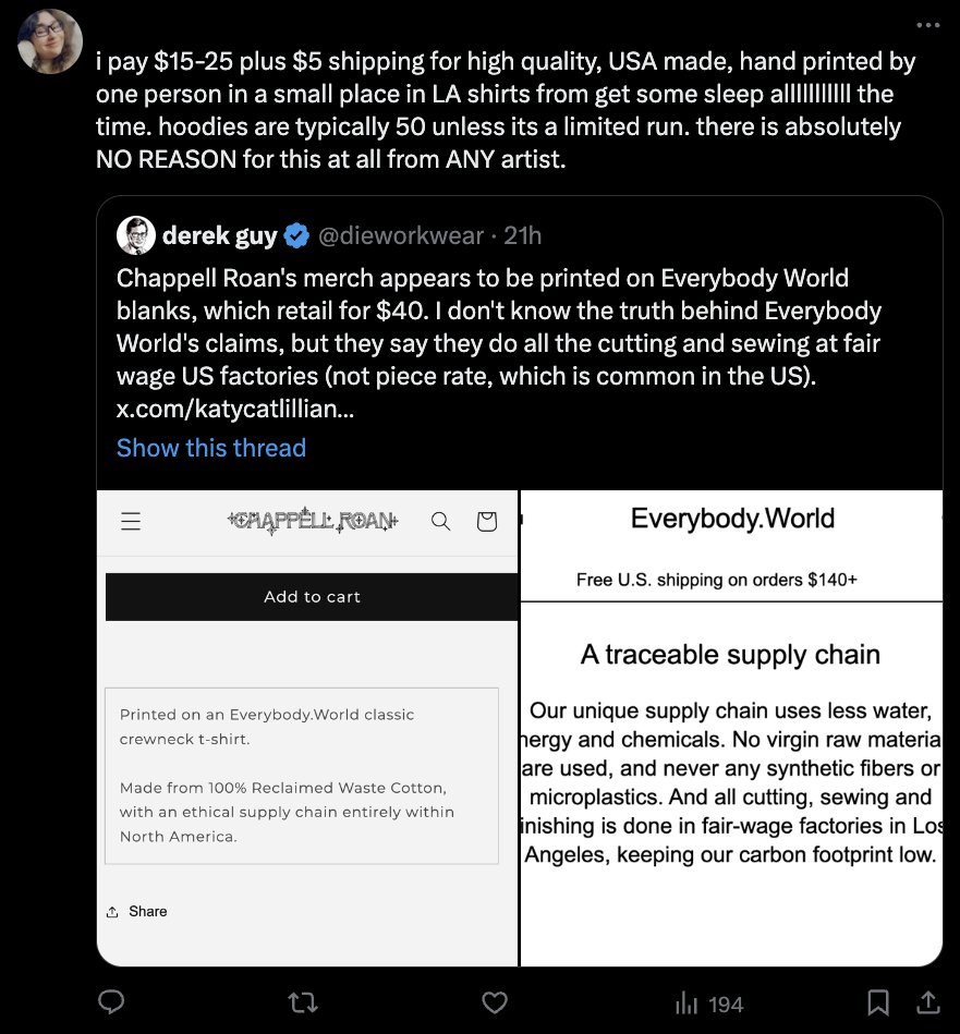 derek guy (@dieworkwear) on Twitter photo Not trying to create a pile-on here. But let's talk about why something might still be made in unethical conditions even though it bears a "made in USA" tag. 🧵 Not trying to create a pile-on here. But let's talk about why something might still be made in unethical conditions even though it bears a "made in USA" tag. 🧵