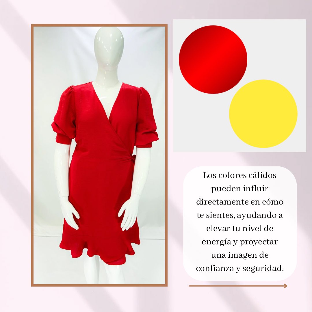 TIENDAANAV's tweet image. “Los colores tienen un poder especial en nuestra energía y confianza. Hoy, descubre cómo los colores que eliges para tu vestuario pueden cambiar tu estado de ánimo. ¡Dale un giro a tu look y siéntete imparable! 💥 #EmpodérateConColores #ModaQueInspira”