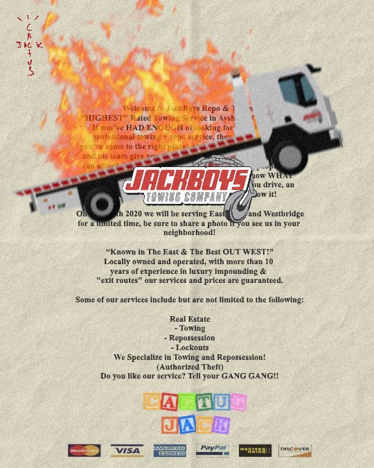 🚨 We’re back!

🧰Jackboys are back and we’re hiring now, and the application process couldn’t be easier.

🫵 Interested in a career perfect for you? Apply below and start your career in less than 24 hours.

discord.gg/XU9auRNrYg