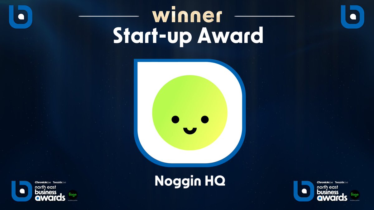 North East Business Awards (@nebizawards) on Twitter photo Next up it's the Start-up Award - recognising businesses that have launched within the last 2 years. The finalists are:
 
- Noggin HQ <a href="/BlogginHQ/">Noggin HQ</a>
- Green Platypus Holdings Ltd 
- MJF Resin Flooring Academy at <a href="/mjfgroupuk/">MJF Group</a>
 
And the winners is... Noggin HQ
 
#NEBizAwards Next up it's the Start-up Award - recognising businesses that have launched within the last 2 years. The finalists are:
 
- Noggin HQ <a href="/BlogginHQ/">Noggin HQ</a>
- Green Platypus Holdings Ltd 
- MJF Resin Flooring Academy at <a href="/mjfgroupuk/">MJF Group</a>
 
And the winners is... Noggin HQ
 
#NEBizAwards
