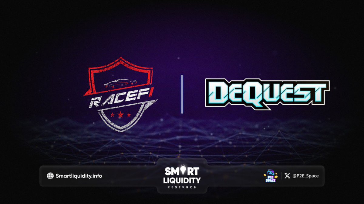 ๐น ๐๐๐_๐๐๐๐๐ (@p2e_space) on Twitter photo ๐ Big news! @RaceFi_io is thrilled to officially partner with <a href="/Dequest_io/">DeQuest ๐</a>, driving innovation to the next level
๐ #RaceFi is the first AI/ML integrated car racing game. Within RaceFiโs metaverse, players can earn while enjoying various game modes to satisfy the thirst for ๐ Big news! @RaceFi_io is thrilled to officially partner with <a href="/Dequest_io/">DeQuest ๐</a>, driving innovation to the next level
๐ #RaceFi is the first AI/ML integrated car racing game. Within RaceFiโs metaverse, players can earn while enjoying various game modes to satisfy the thirst for