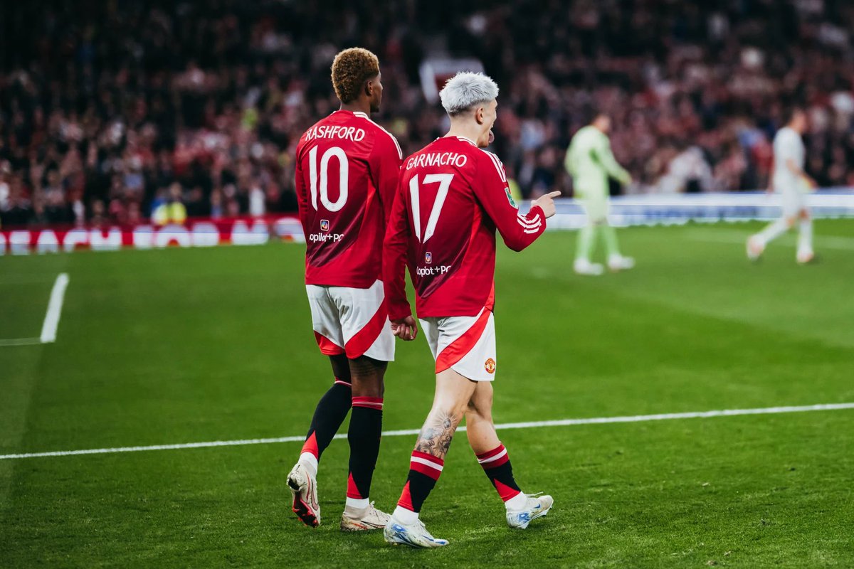 ManUnitedZone's tweet photo. 🚨 Erik ten Hag on Marcus Rashford: “He is ok, but also Alejandro Garnacho is our attacking threat in this moment and we brought him from the bench. We need fresh players for Sunday. And it's all in the plan." #MUFC https://t.co/WR7ZmOB6do