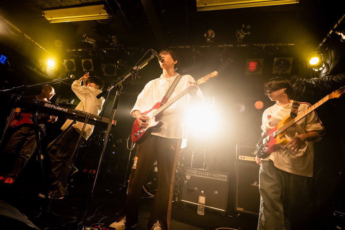 Toy4gen's tweet photo. 9/24 GOLDEN PIGS
Radrockありがとうございました！
この日は久々のライブだったので、ライブのやり方みたいなの忘れかけてたけど楽しく出来ましたー！なるさんもブリショのサポートとして来ていたので楽しかったなぁ！！
photo by @skyche_1kk 
素敵な写真ありがとうございます！ https://t.co/lLx2yBAHlC