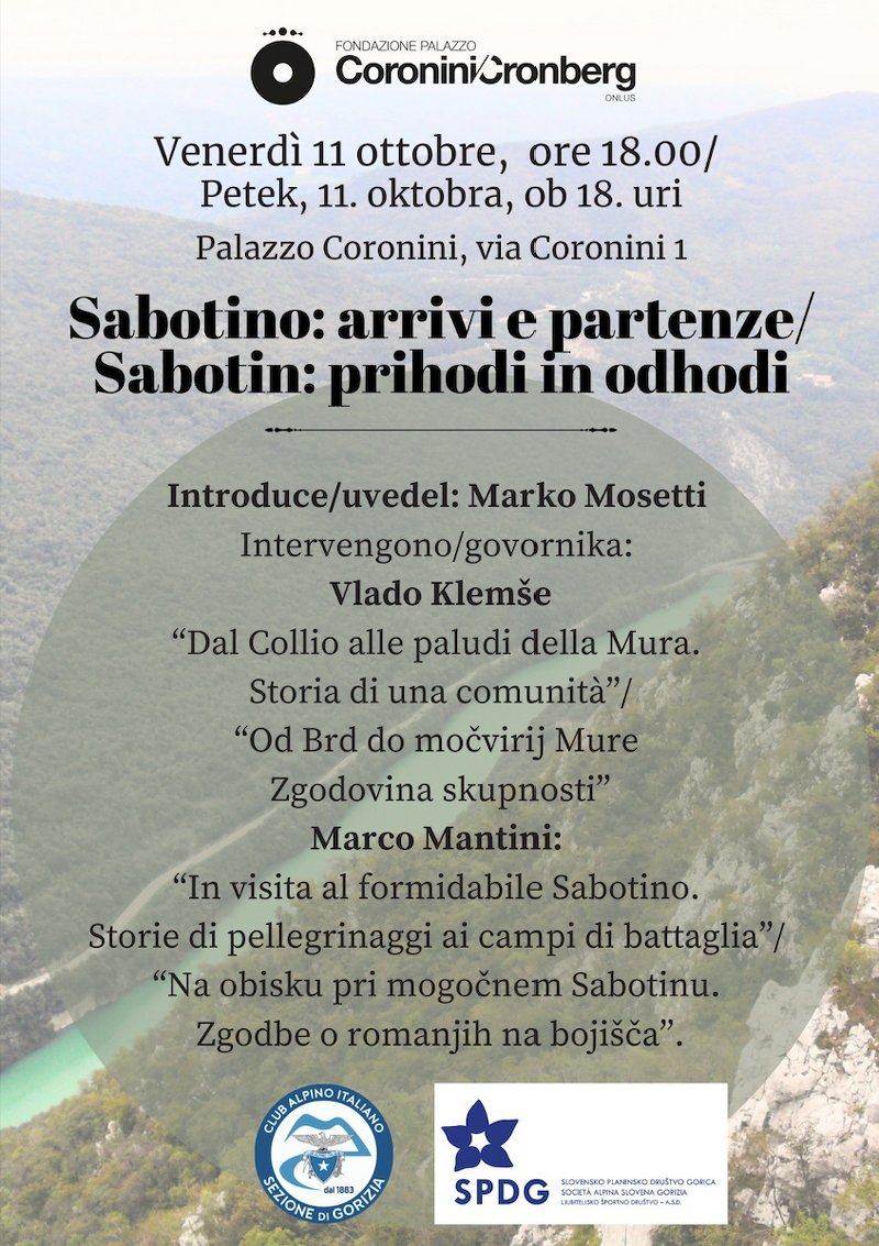 Il Sabotino, il "monte" di Gorizia e di Nova Gorica, crocevia delle storie del nostro territorio.Un territorio dove le guerre hanno allontanato ma anche avvicinato.
bit.ly/3TWSgAB