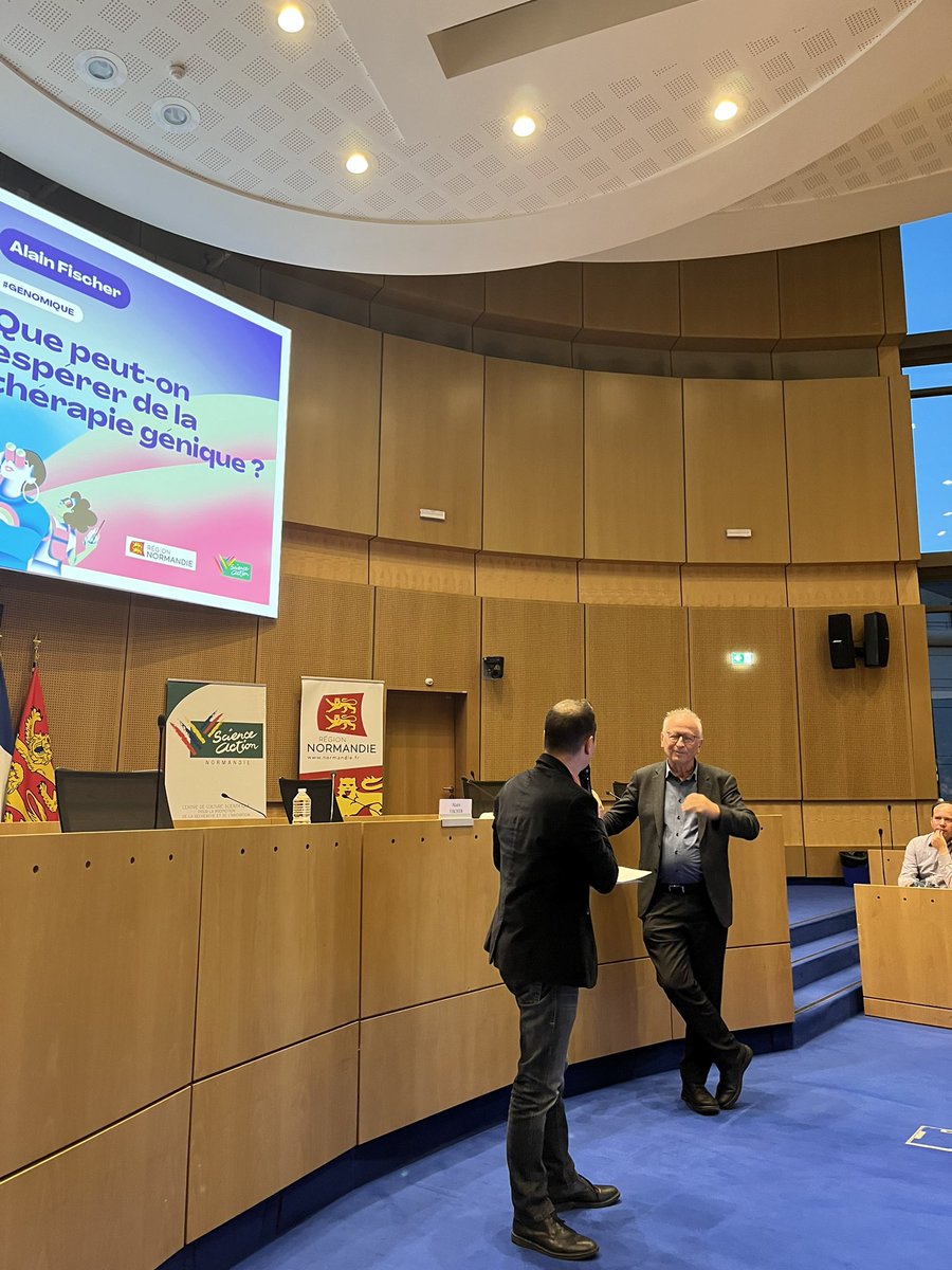 Marion-Letellier (@rmarionlet) on Twitter photo Conférence du Pr Alain Fischer dans le cadre des forums régionaux du Savoir. <a href="/sanormandie/">scienceaction</a> Conférence du Pr Alain Fischer dans le cadre des forums régionaux du Savoir. <a href="/sanormandie/">scienceaction</a>