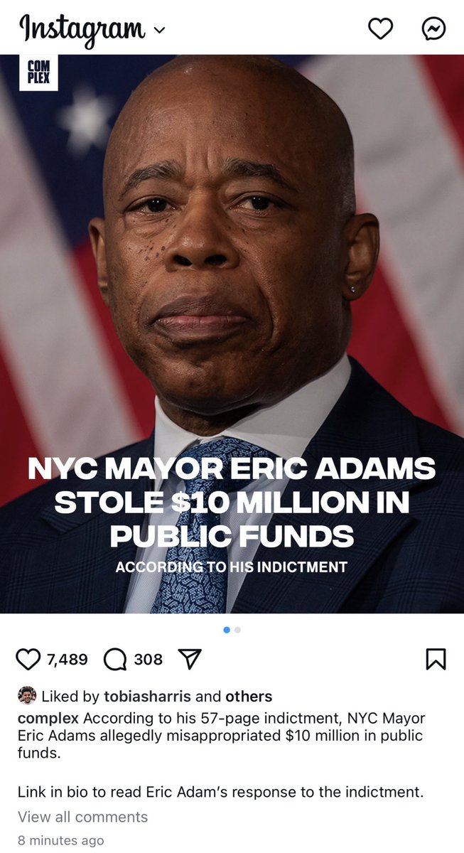 derekmackinnon's tweet photo. The irony of Tobias Harris liking this when he stole $180M from the city of Philadelphia is impeccable https://t.co/R4c9uvmZ88
