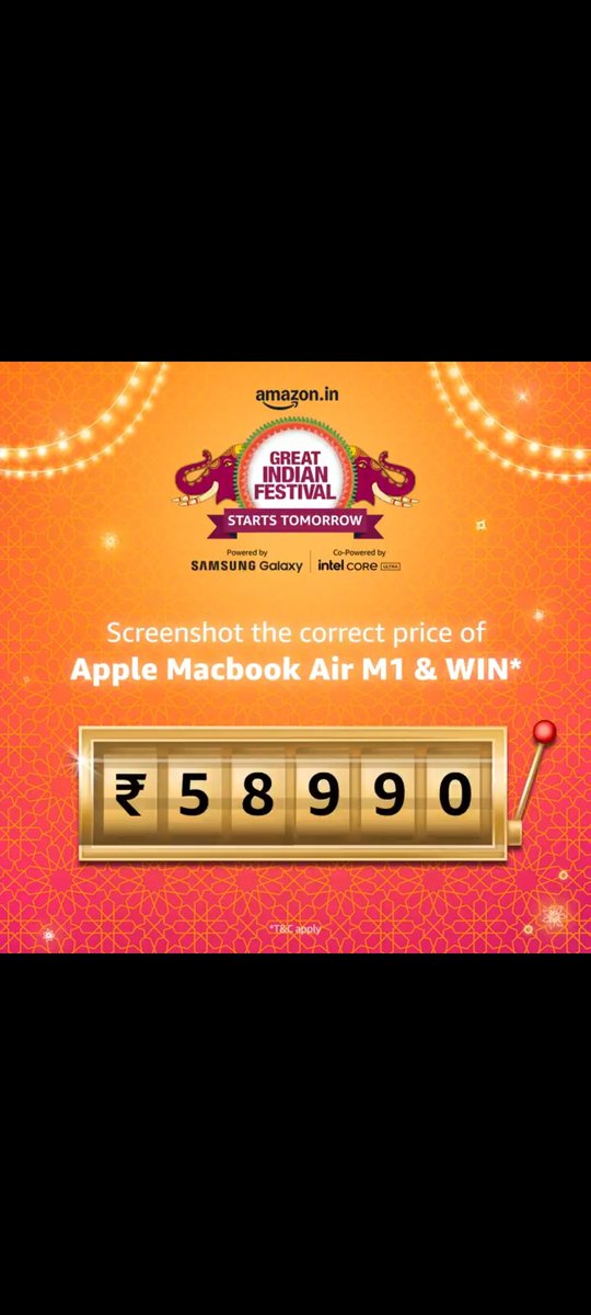 SimplisticMi's tweet photo. @amazonIN 58,990
#AmazonGreatIndianFestival
#TaiyaariKaTyohaar
@amazonIN 

Amazon delivers unbeatable deals every time! From daily essentials to the latest tech, find everything you need in one place. Shop more, save more, and enjoy fast delivery. 

@raj4singj
@deepa4true
@karn_Shivanshu https://t.co/H7bJYypuSy