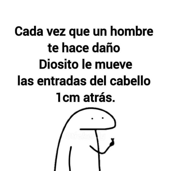 Con razon aquel se anda quedando calvo