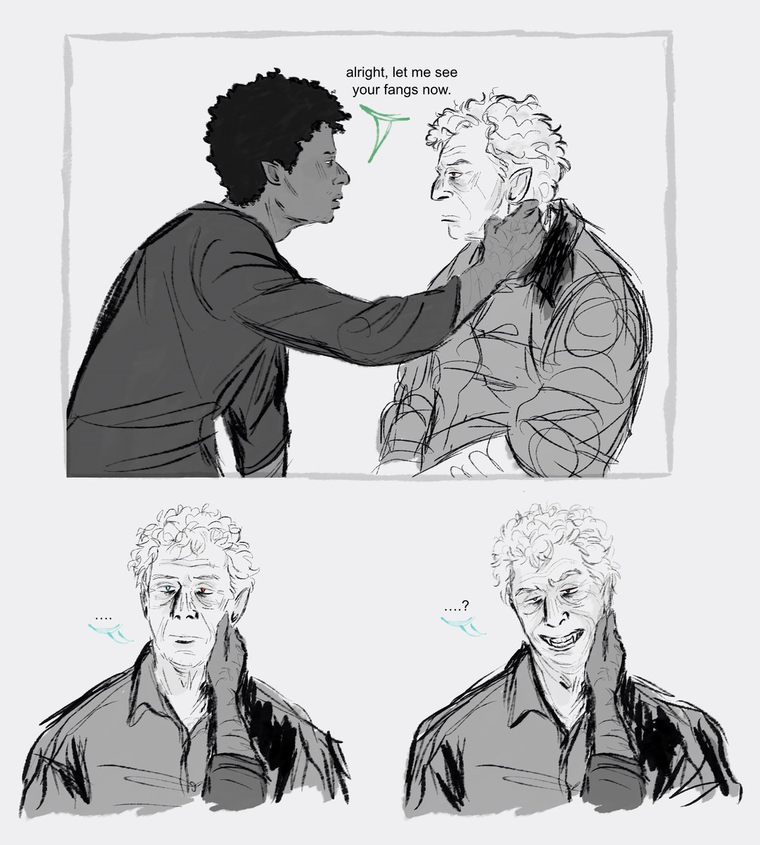 m_gentakeda's tweet image. #iwtv overbite (redraw)