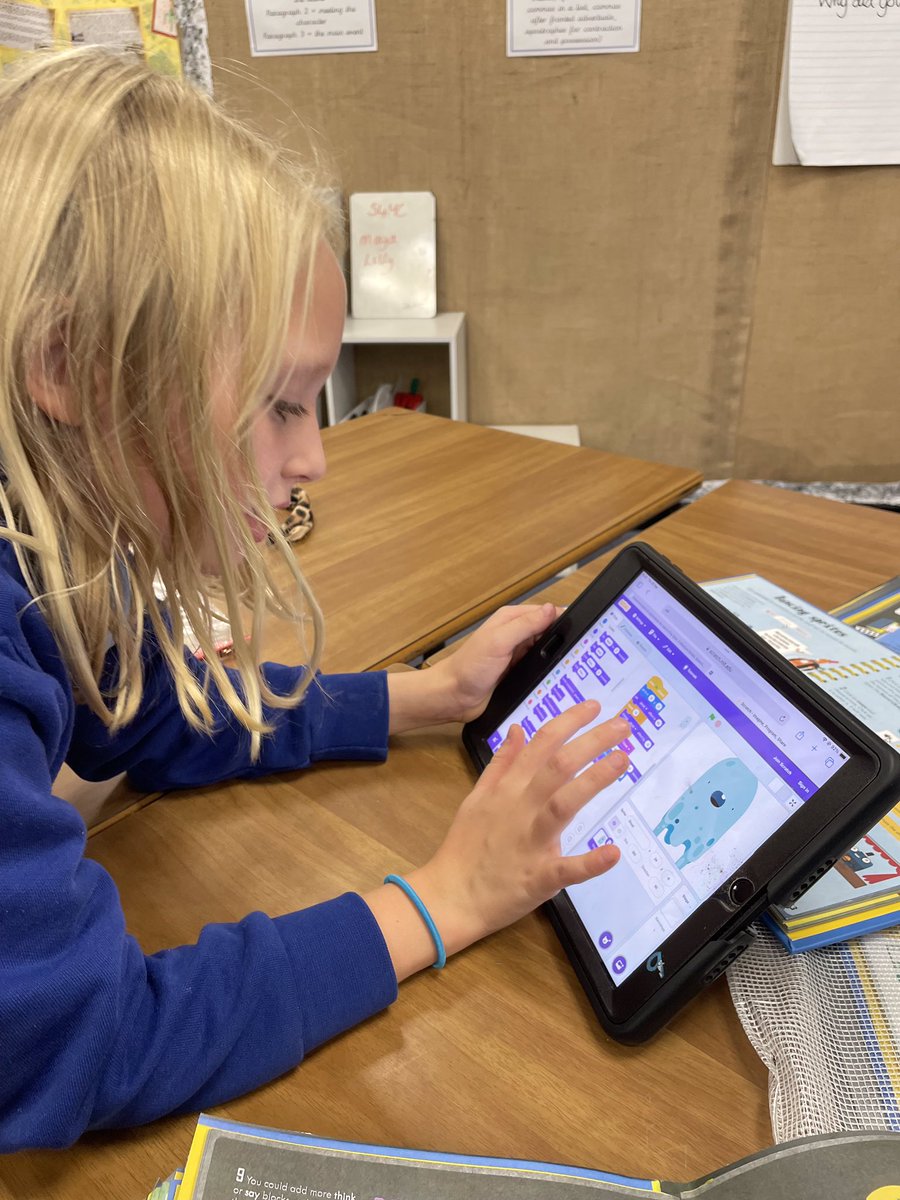 Christletonpri's tweet image. I’m loving this computing group - they are so motivated and resilient when coding in Scratch! Today we coded a ghost sprite to appear, disappear, grow, glide and talk! #cpscomputing #cpsenhance