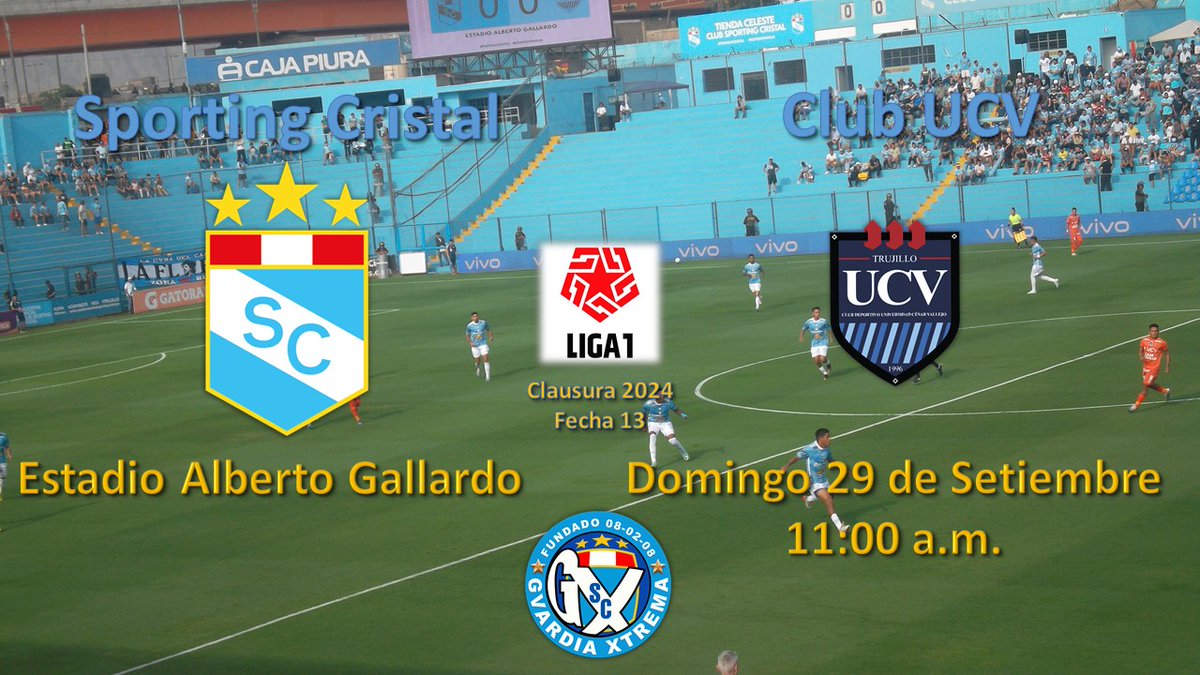 GvardiaXtremaOF's tweet photo. @ClubSCristal
#FuerzaCristal
#SalimoSConTodo
#TodosJuntosPorLa21
Foto: @mediosINT https://t.co/0ndqNW9BWl