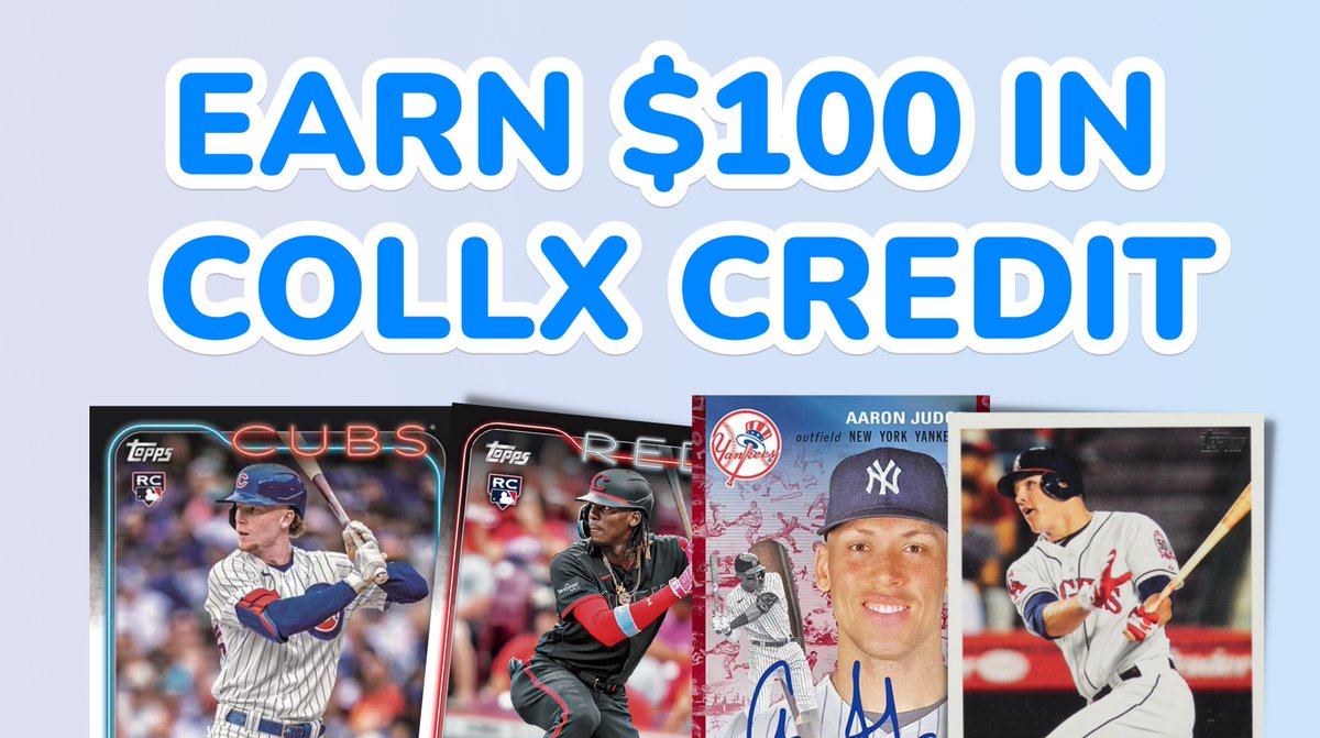 CollX: Sports Card Scanner (@collx_app) on Twitter photo $100 CollX credit giveaway! Show us your best CollX Marketplace pickup.
1️⃣: RT to enter & show off your latest CollX pickups! Brownie points if you show off multiple cards!
2️⃣: Follow <a href="/CollX_App/">CollX: Sports Card Scanner</a>
We will pick (1) winner on Monday, September 30th! Good luck CollX users. $100 CollX credit giveaway! Show us your best CollX Marketplace pickup.
1️⃣: RT to enter & show off your latest CollX pickups! Brownie points if you show off multiple cards!
2️⃣: Follow <a href="/CollX_App/">CollX: Sports Card Scanner</a>
We will pick (1) winner on Monday, September 30th! Good luck CollX users.