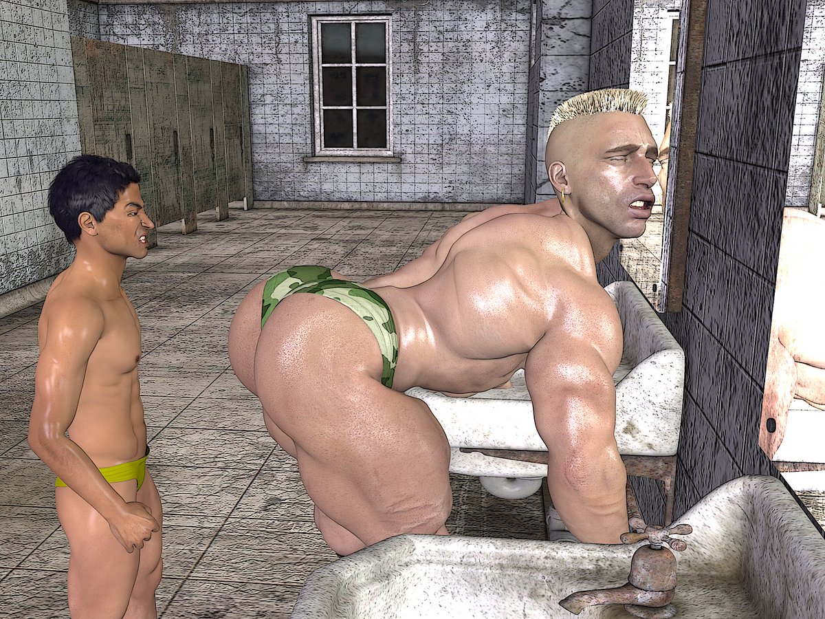 GayAsianDom's tweet photo. Small Asian dominates the muscular white man who surrenders his butt! @gayasian #gaywrestling #gaycomics #gaydomination #gaydom https://t.co/1L4HIi2OHl