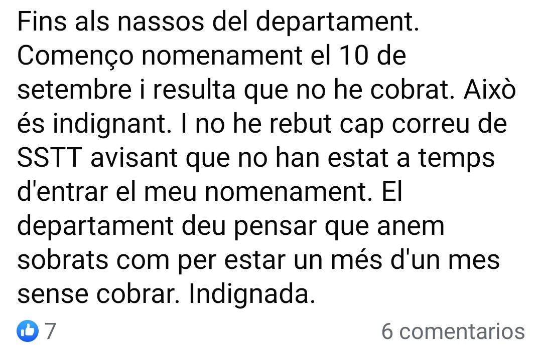 Deute_Estadis's tweet image. Més evidències que  @educaciocat té per (mal) costum no pagar la feina dels SEUS treballadors. @eniubo què en penseu fer d&apos;això? #dignitatdocent