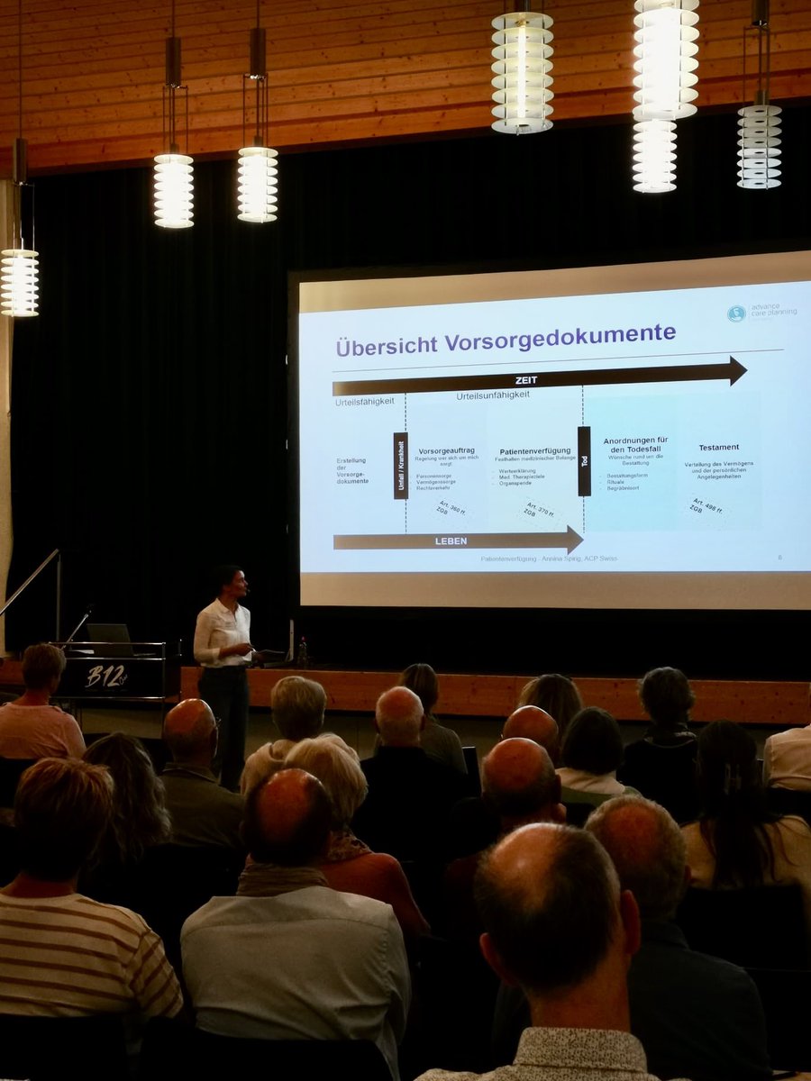 Veranstaltung "Sinnvoll vorsorgen" mit über 60 Teilnehmenden in Chur!