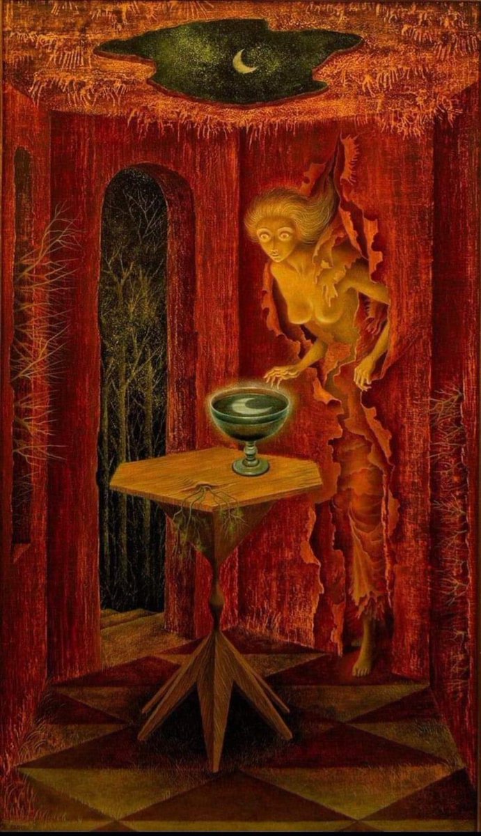 Arteymas_'s tweet photo. Nacer de Nuevo
Por Remedios Varo, 1960
Óleo sobre masonita
80 cm x 47 cm https://t.co/tJbKgtX0N6