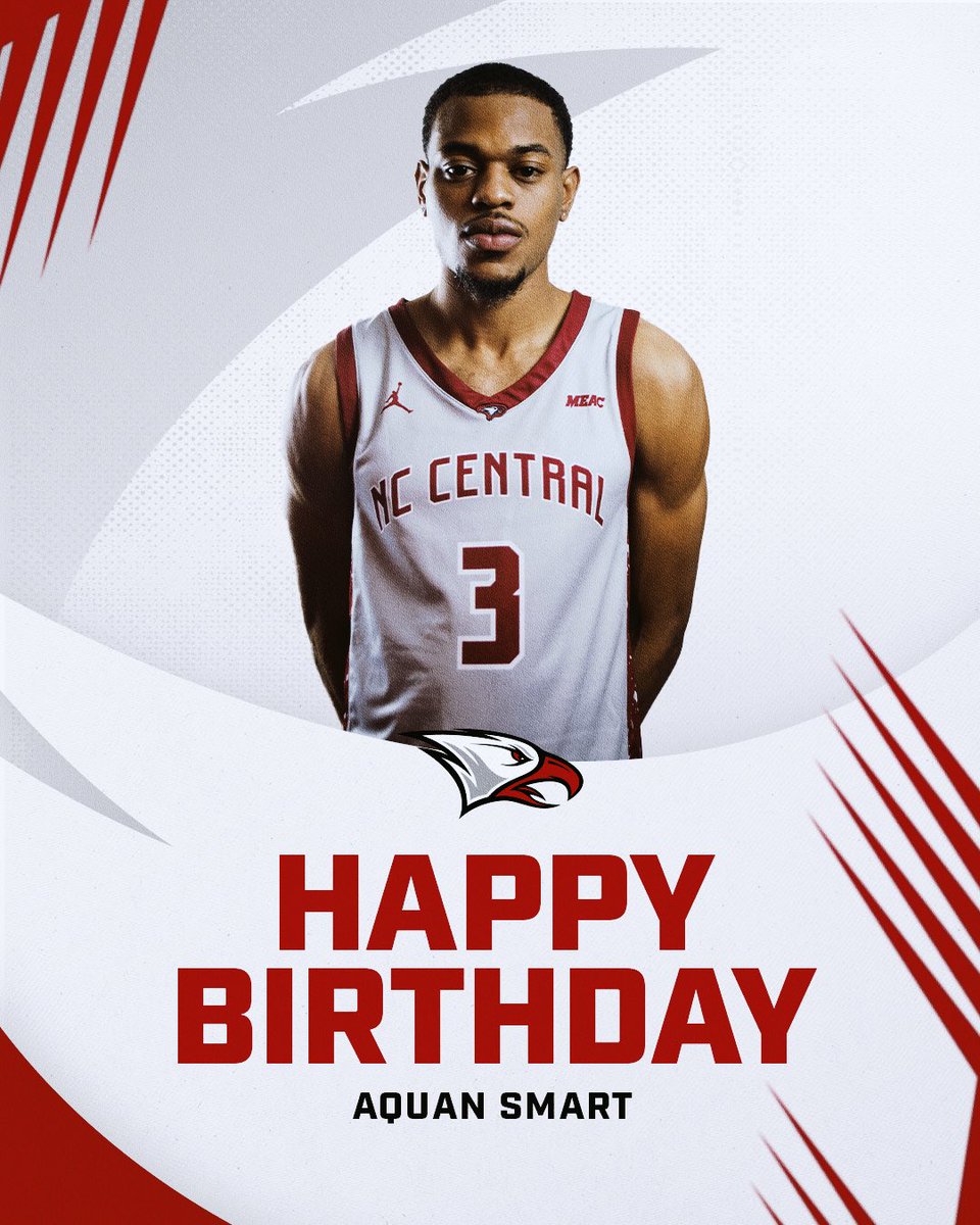 NCCU_MBB's tweet photo. ๐ฃEagle Nation,
Join us in wishing Aquan Smart (@aquansmart) A Happy Birthday!
#ForeverAnEagle #EarnedNotGiven ๐ฆ
๐ https://t.co/HgSavN6e53