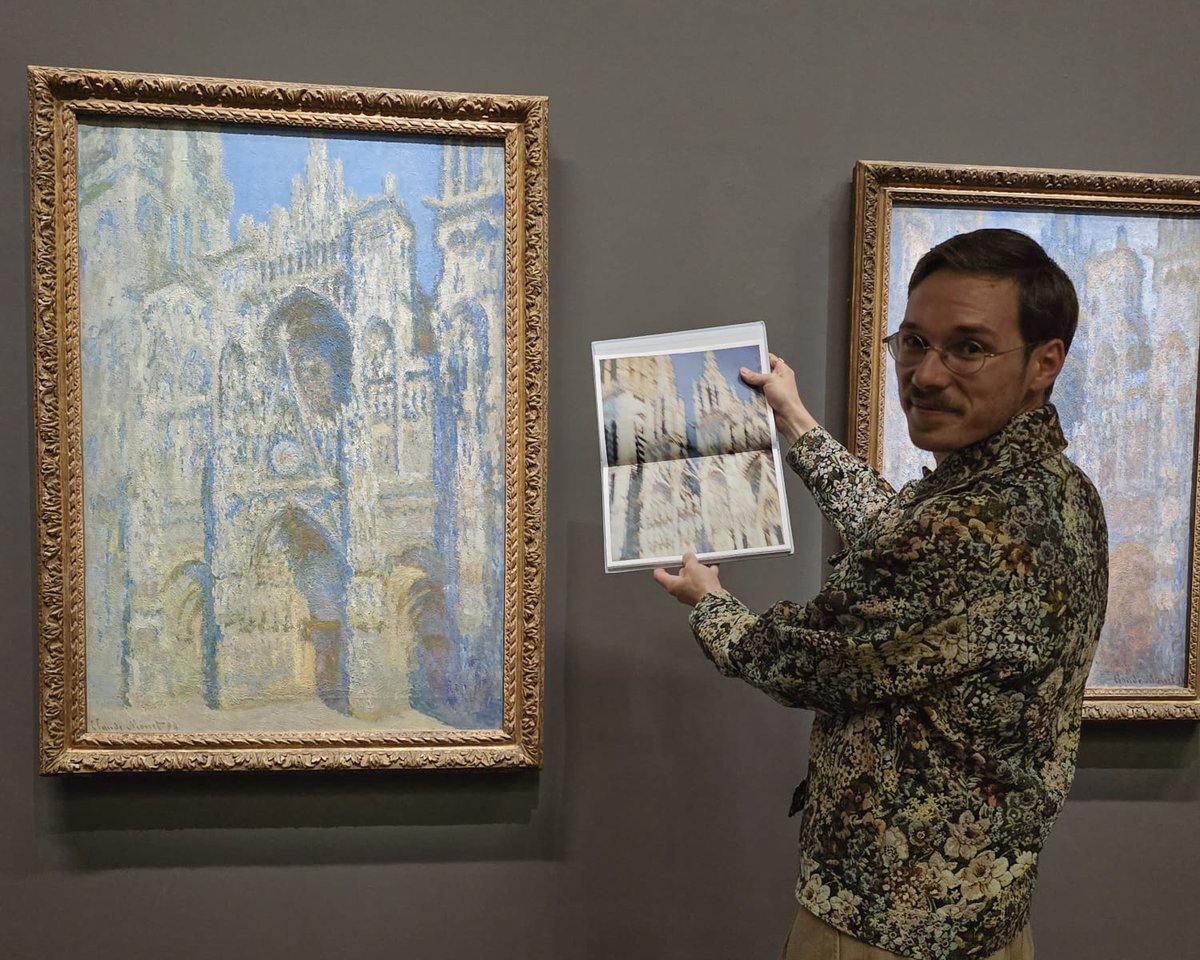 130 ans après Claude Monet, depuis la même fenêtre, mais avec un appareil photo à la place du pinceau 🎨

 J'étais obligé de mettre cette image dans mon livre