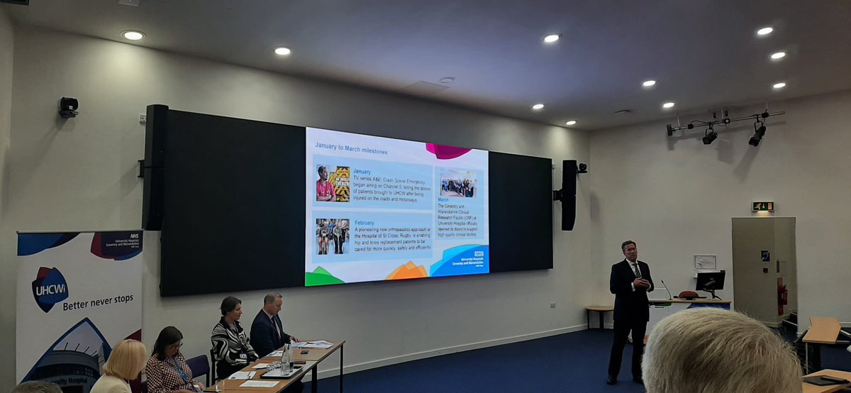 R&D at UHCW (@uhcw_randd) on Twitter photo Fantastic to see our Clinical Research Facility highlighted by Prof Hardy at the <a href="/nhsuhcw/">UHCW NHS Trust</a> AGM! A demonstration of the Trust’s commitment to research - ‘a pillar of a University Hospital’. Fantastic to see our Clinical Research Facility highlighted by Prof Hardy at the <a href="/nhsuhcw/">UHCW NHS Trust</a> AGM! A demonstration of the Trust’s commitment to research - ‘a pillar of a University Hospital’.