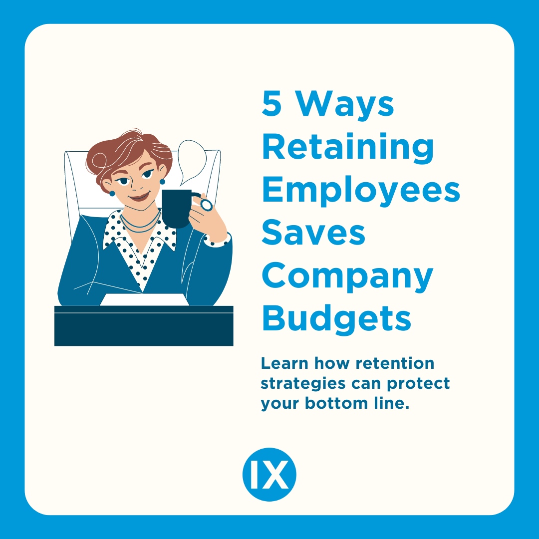 ixshealth's tweet image. Recruiting new talent is costly. Retaining employees saves on recruitment, training, and onboarding costs—while boosting productivity and morale.

Read more here: ixs.bz/5-Ways-Employe… 

#IXSolutions #employeeretention #healthinsurance