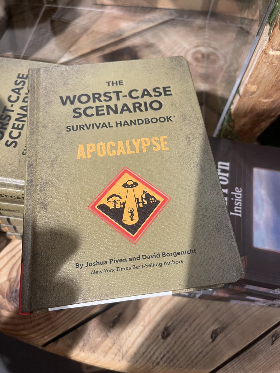 Who knew ‘prepper’ books were a thing, it’s going straight in my basket!!